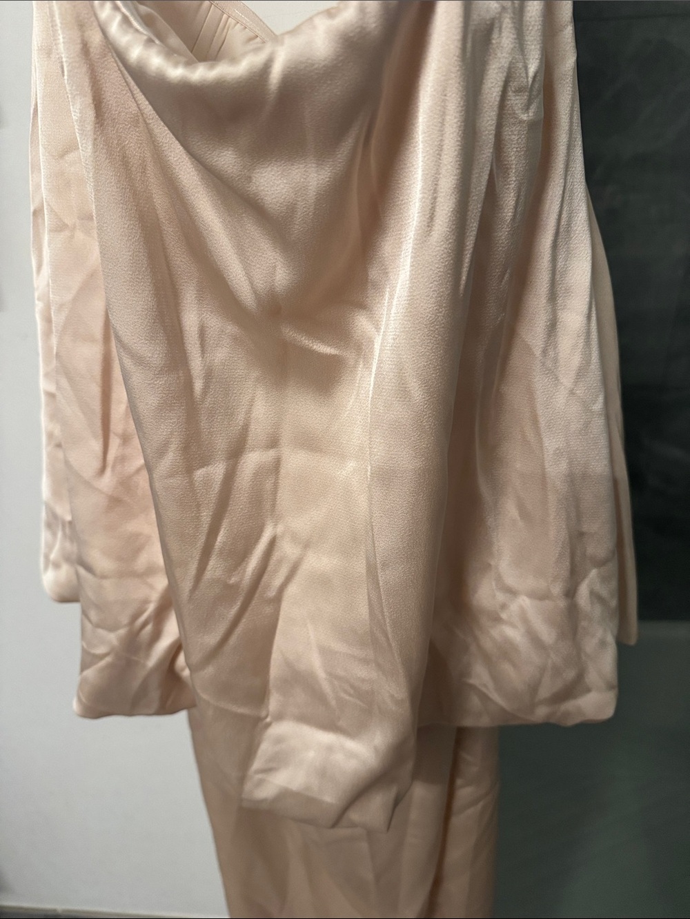 Silky Satin Cream Slip Dress - Women Dress Never Worn